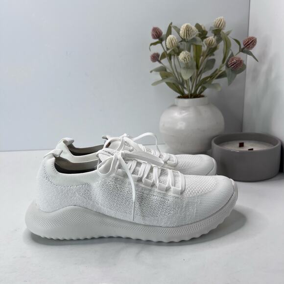 Aetrex Carly Knit Arch Support Sneaker White AS110W Women 8.5 Lightweight - Picture 3 of 9